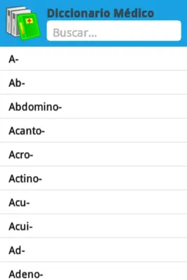 Prefijos médicos Lite android App screenshot 3